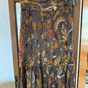 Ulla Johnson Multicolor Asymmetrical Skirt